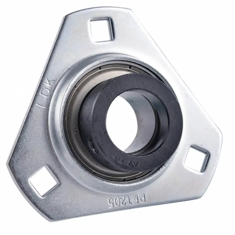 3 bolt flange bearing housing