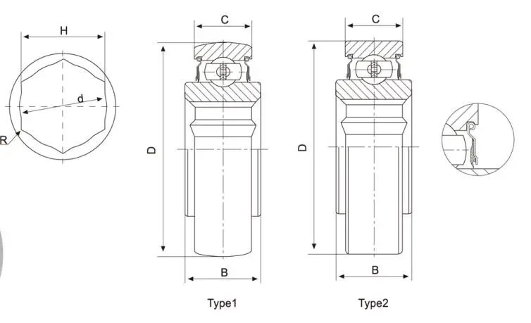 Diagram of Hex Bore