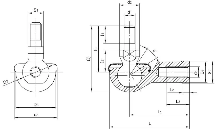 Diagram of Ball Joints SQ..RS