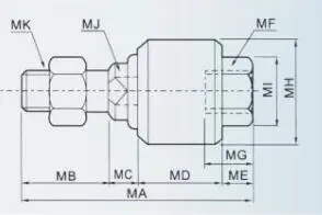 Diagram of Floating Joint(Rod Alignment Coupler)