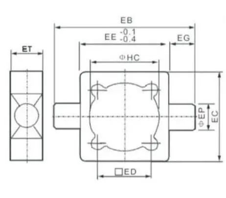 Diagram of Central Trunnion Mounting