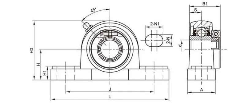 SSUEP204-12 ESB Stainless Mounted Bearing