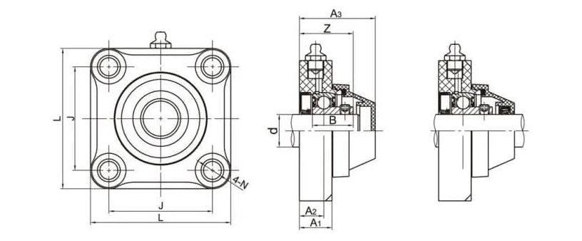 WP-SSBF204-12 Waterproof Housing Units