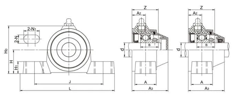 WP-SSBP204-12 Waterproof Housing Units