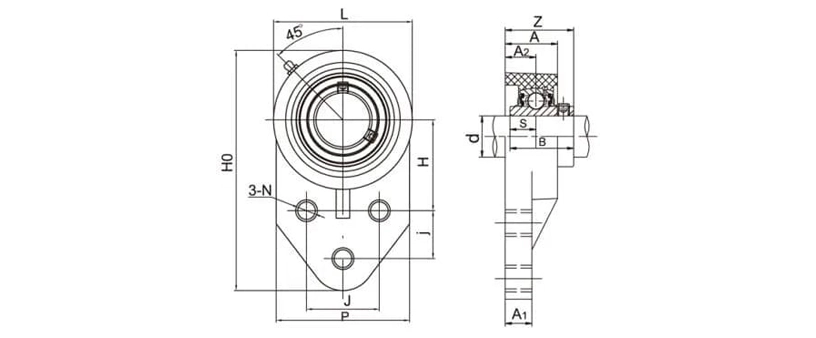 TP-SUCFB201-8 Thermoplastic Housing Units