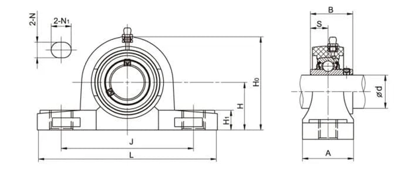 TP-SUCP201-8 Thermoplastic Housing Units