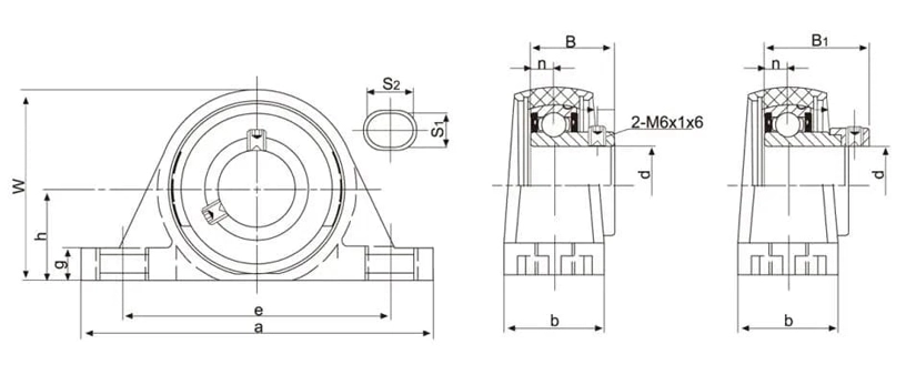 TP-SAPY205-16 Thermoplastic Housing Units